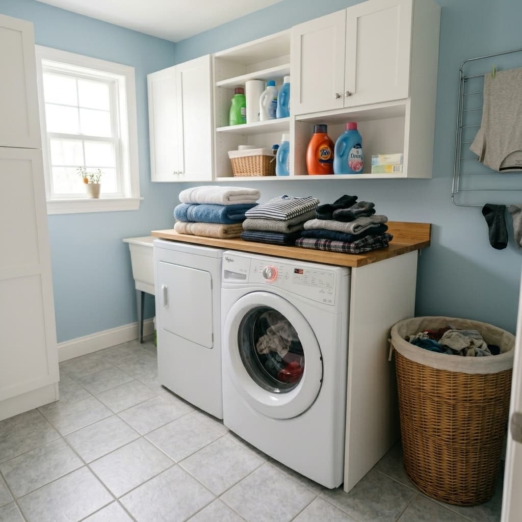 Clean washing machine after professional repair in Dubai
