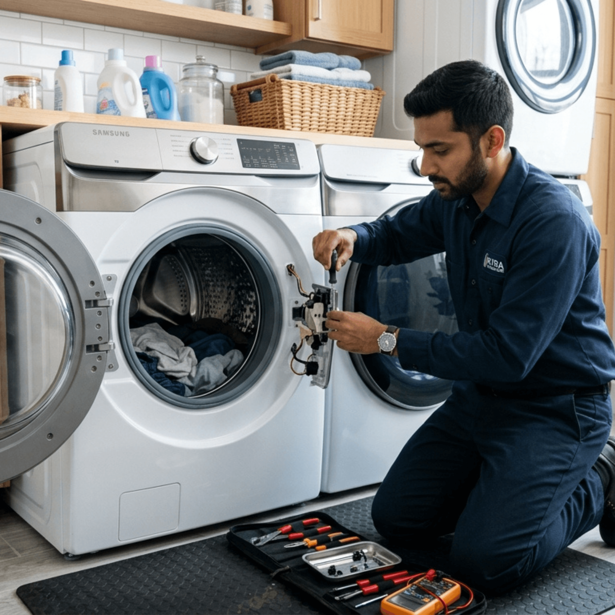 Washing Machine Door Stuck Shut? Here's What To Do
