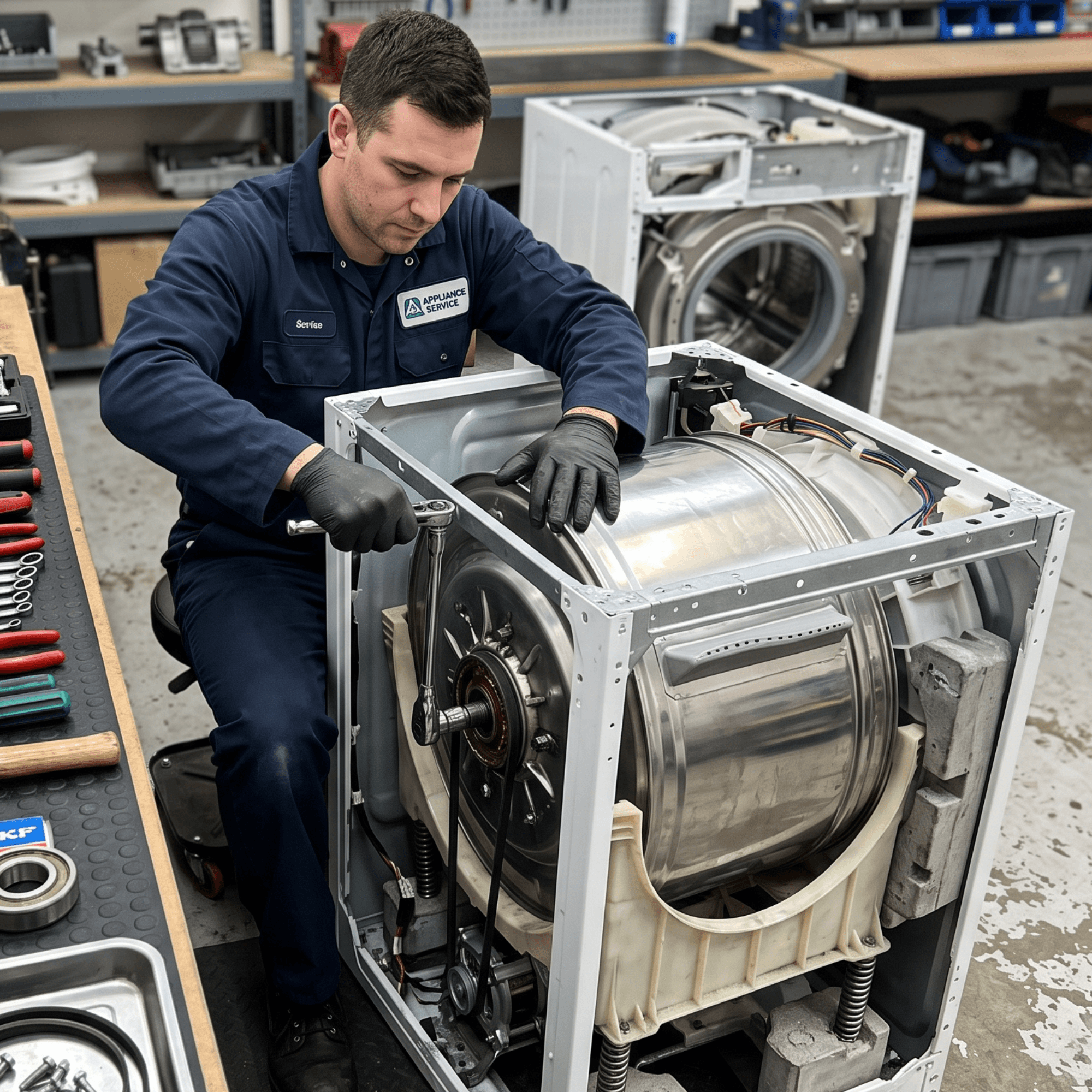Washing machine drum repair in Dubai