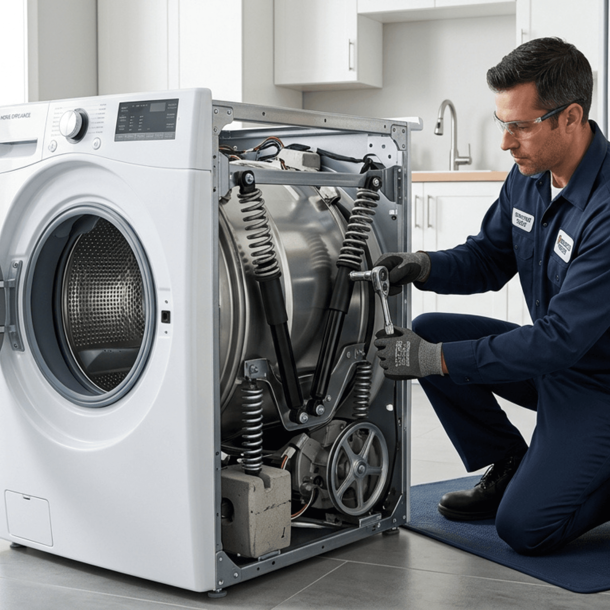 Quiet and well-maintained washing machine
